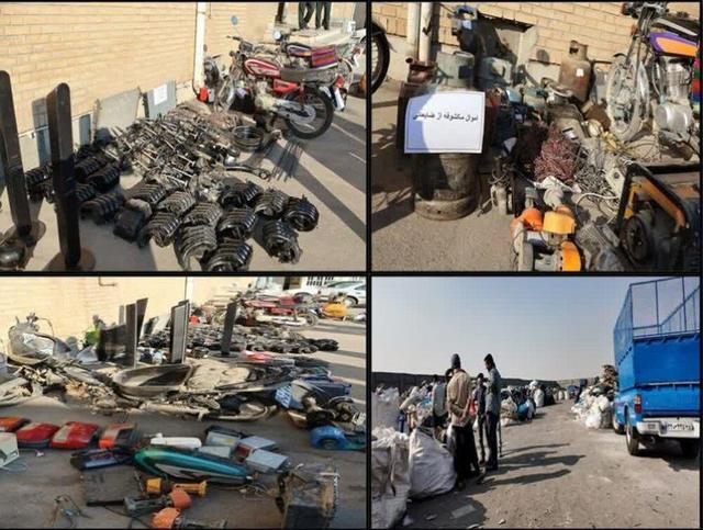 دستگیری بیش از ۳۰۰ سارق و مالخر در بازدید سر زده پلیس از ضایعاتی های غرب پایتخت/ ۸۲ ضایعاتی پلمب شدند