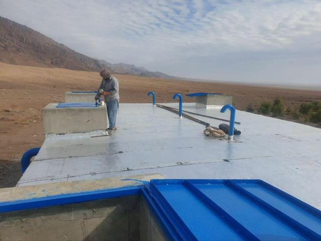 بهره‌برداری از مخزن ۵۰۰ هزار لیتری آب شرب در دهستان درونه بخش انابد