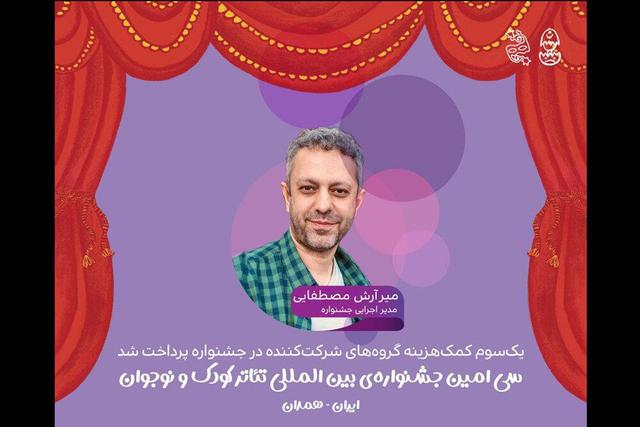 پرداخت یکسوم کمکهزینه گروههای جشنواره تئاتر کودک و نوجوان