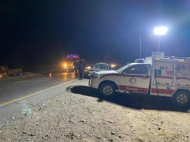 منیری:امدادرسانی به ۱۳ مصدوم در تصادف زنجیره ای محور تربت جام انجام شد