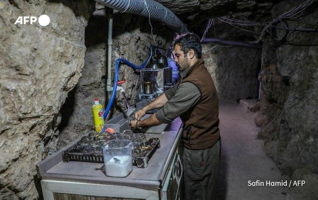 گزارش خبرگزاری فرانسه از پناهگاه‌های پ.ک.ک در اقلیم کردستان+ تصاویر