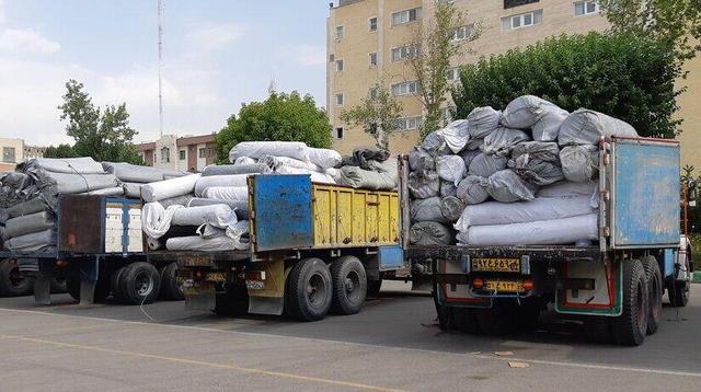 اولین محموله پارچه از مرز تمرچین پیرانشهر با رویه جدید تجارت وارد کشور شد