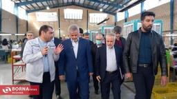 بازدید رئیس کل دادگستری استان تهران از واحدهای تولیدی شهرک صنعتی صفادشت شهرستان ملارد