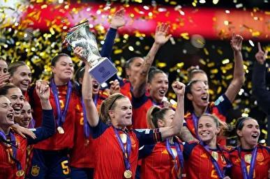 قهرمانی بانوان اسپانیا در لیگ ملت های اروپا