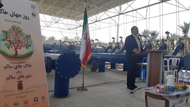 مدیر آب و خاک جهاد کشاورزی بوشهر: شیوه آبیاری نخیلات باید اصلاح شود