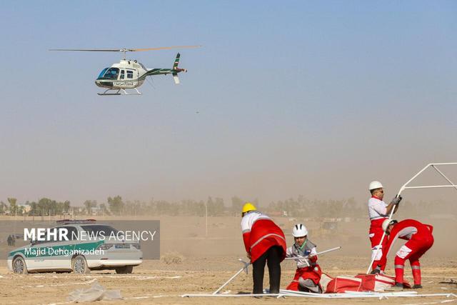 اجرای مانور سراسری زلزله در شهرستان زاهدان