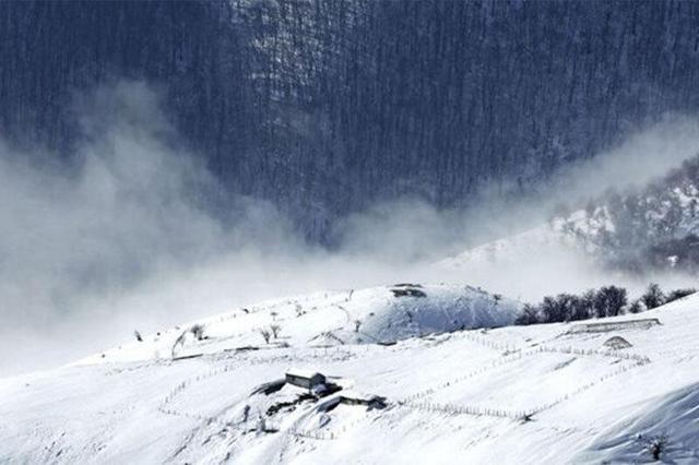 بارش برف در گدوک فیروزکوه