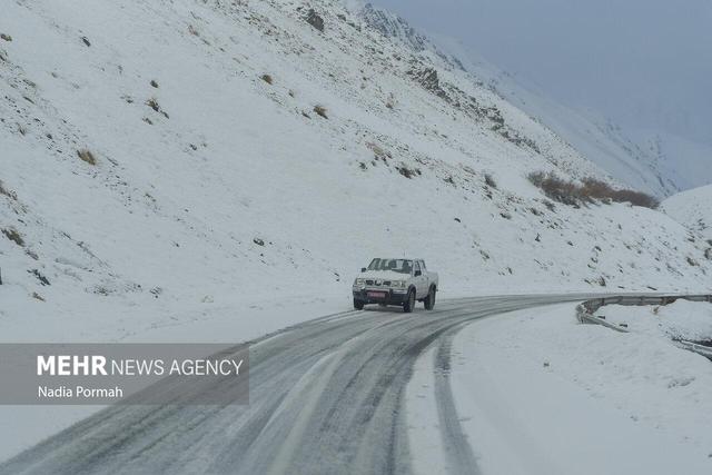 ارتفاعات گلستان سفیدپوش شد