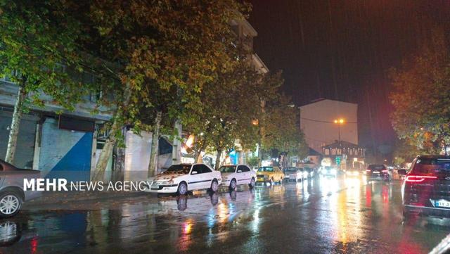 بارش شدید باران در آستارا