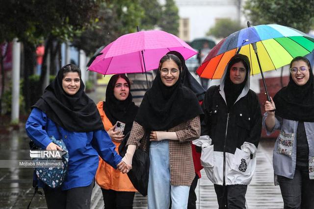 رگبار و رعدوبرق در سه استان ساحلی دریای خزر