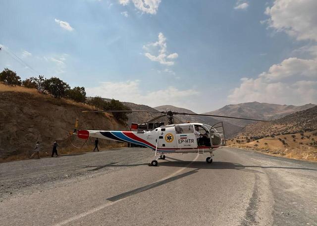 استقرار اورژانس هوایی در شهر پردیس