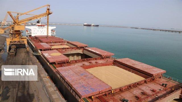 واردات بیش‌از ۲۱۰ هزار تن گندم به بندر چابهار