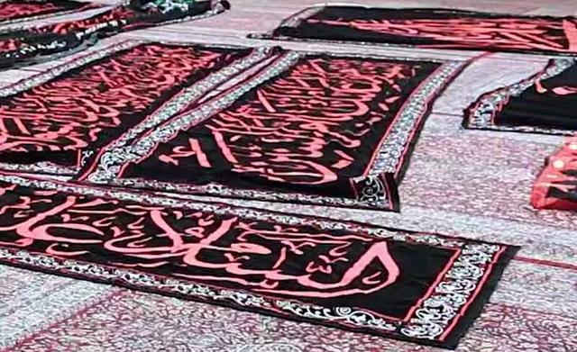 فیلم/ مرقد قمر بنی هاشم در عزای مادر سیاه‌پوش شد