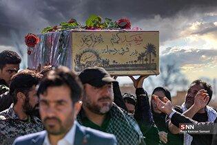 شهید ۲۳ ساله فکه در منطقه یکم نیروی دریایی سپاه آرام گرفت