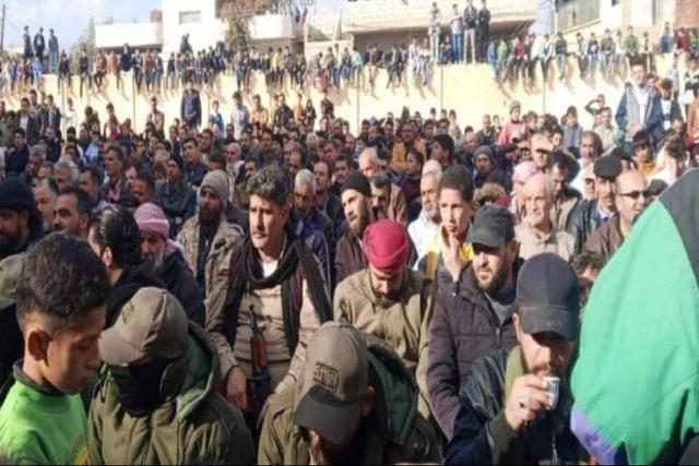 خروش مردم سویدا علیه اسرائیل / تظاهرات گسترده در جنوب سوریه