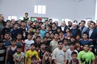 افتتاح سه خانه کشتی با حضور رئیس مجلس، وزیر ورزش و رئیس فدراسیون