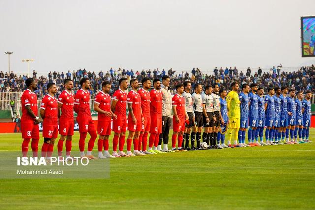 نتیجه زنده داربی ۱۰۶/ بازی با سوت وحید کاظمی آغاز شد