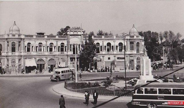 عکس قدیمی‌ترین مرکز خرید تهران؛ ۹۰ سال پیش