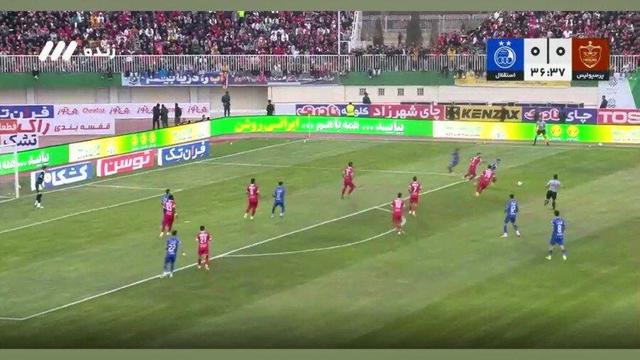 ویدیو| شوت خطرناک آسانی چند سانتی متر با گل فاصله داشت