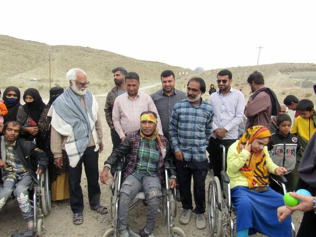 همایش پیاده‌روی معلولین در روستای کارگنجی_بشاگرد برگزار شد