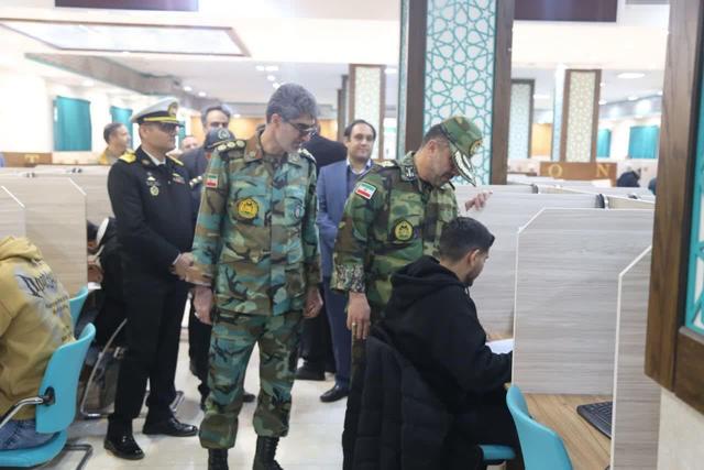 ۷۳۹ داوطلب دانشگاه افسری ارتش در اصفهان به رقابت پرداختند