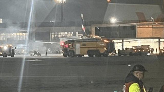 فاجعه در فرودگاه برزیل؛ خطر از بیخ گوش ایرباس گذشت +ویدیو