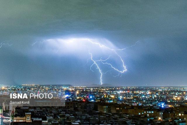پیش‌بینی رگبار و رعد و برق در البرز