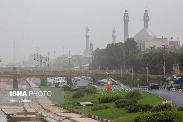 هوای قم در شرایط ناسالم برای گروههای حساس