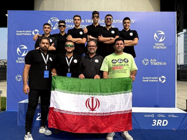 تاریخ‌سازی نوجوانان ترای‌اتلون ایران/ سه سکوی آسیا برای ایران