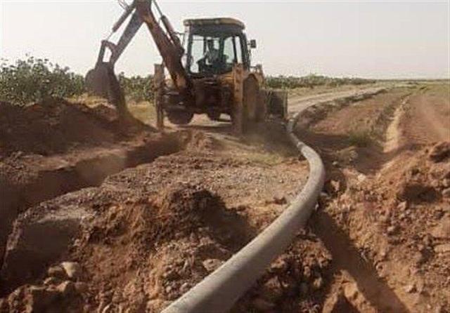 آغاز عملیات اجرایی شبکه توزیع آب در سایت مسکن ملی طبس