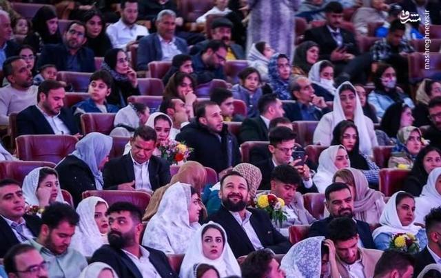عکس/ جشن ازدواج ۱۱۴ زوج کم توان