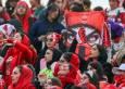 تصاویری از شور و هیجان زنان طرفدار استقلال و پرسپولیس در دربی