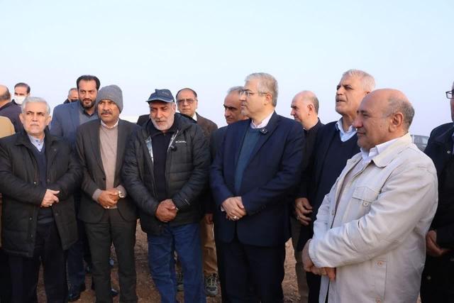 بازدید نمایندگان از پروژه‌های کشاورزی ماکو/ وضعیت منابع آب و الگوی کشت بررسی شد