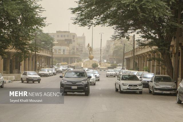 هوای ۱۳ شهر خوزستان امروز در وضعیت قرمز و نارنجی است