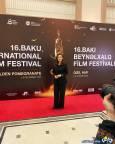 نیکی کریمی در جشنواره فیلم باکو!
