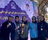 درخشش بانوان دونده خراسان رضوی در دو صحرانوردی کشور