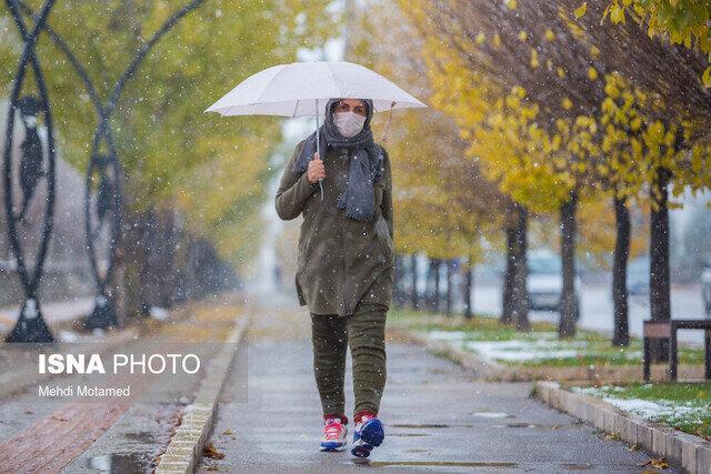 برف و باران، هوای گیلان را سرد می کند