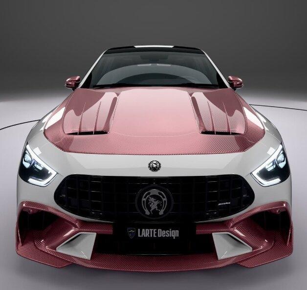 مرسدس AMG GT 53 صورتی | جواهری که همه نگاه‌ها را به خود خیره می‌کند