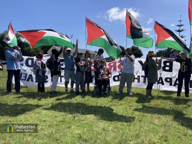 تجمع همبستگی با مردم غزه در نیوزیلند