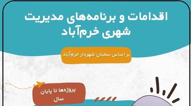 اینفوگرافیک؛ افتتاح هفتگی پروژه‌ها تا پایان سال در خرم‌آباد