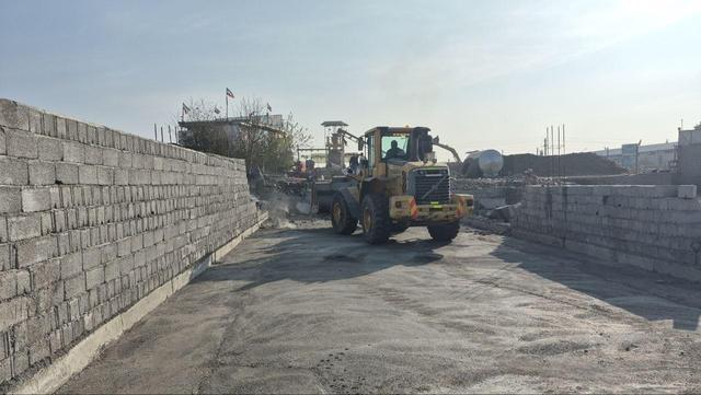 ساخت و ساز غیرمجاز در حریم قلعه تاریخی اولتان قلع و قمع شد