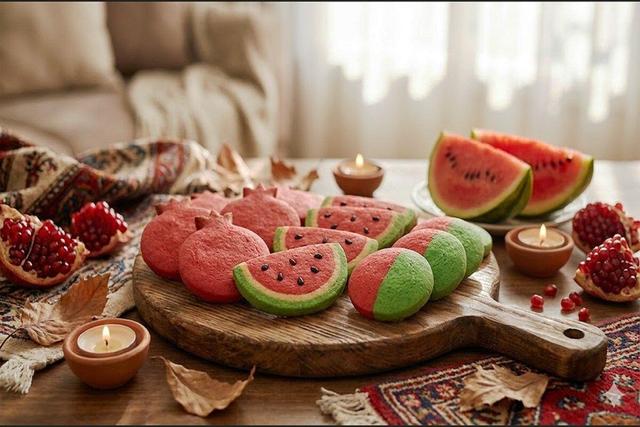 آموزش شیرینی پزی / طرز تهیه کوکی یلدایی ساده و آسان به سبک قنادیها