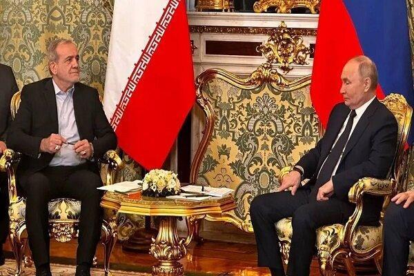 پزشکیان و پوتین در ترکمنستان دیدار می‌کنند