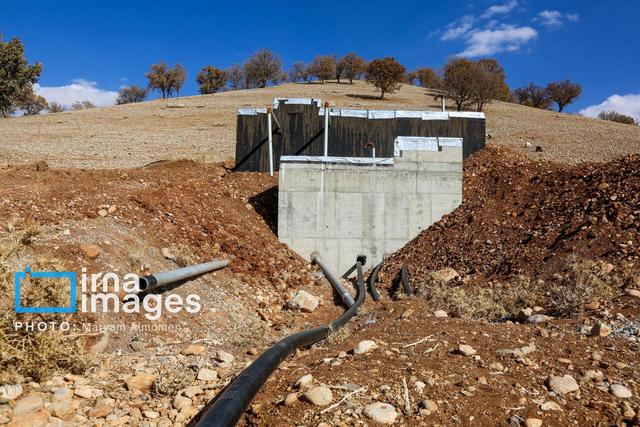 آب در مسیر ۱۱ روستای تشنه بازفت چهارمحال و بختیاری
