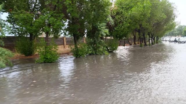 فیلم| بارش شدید باران و تگرک در دزفول