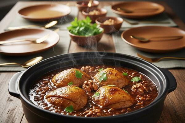 آموزش آشپزی / طرز تهیه فسنجان با مرغ با ساده‌ترین دستور پخت