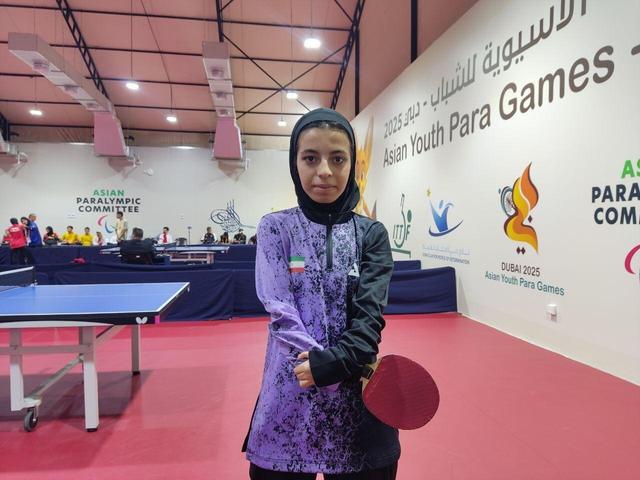 نمازی اولین طلای پاراتنیس روی میز ایران را ضرب کرد