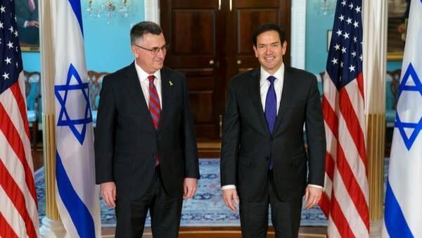 دیدار روبیو با وزیر خارجه رژیم صهیونیستی