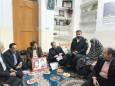 دیدار صمیمانه استاندار اصفهان با مادر شهیدان محمدی در قهدریجان