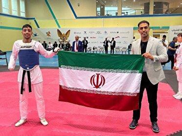 صید نخستین طلای پاراتکواندوی ایران توسط جوان سمنانی